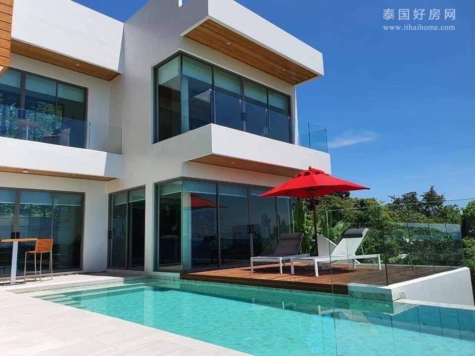 【推荐】泰国普吉岛简约现代海景别墅出售 4卧439平米 售价2,700万泰铢