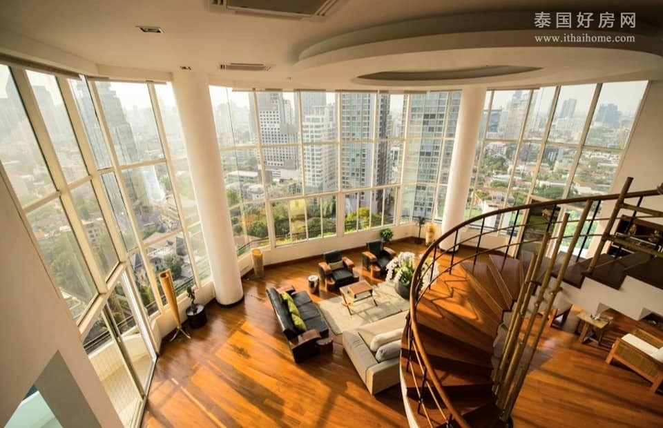 【推荐】Thonglor 复式顶层公寓出售/出租 5卧531平米 售价8,200万泰铢