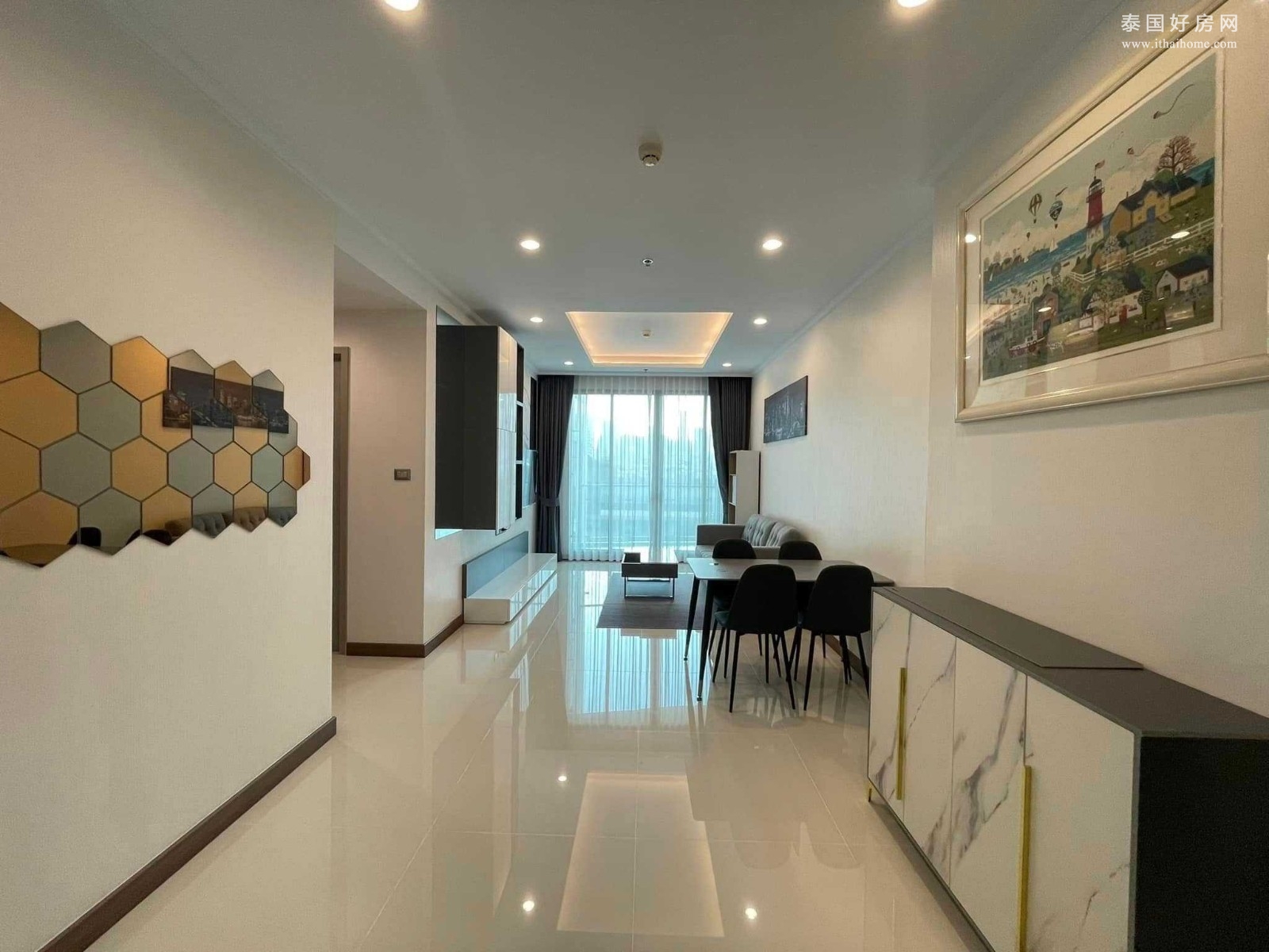瓦他那区 | Supalai Oriental Sukhumvit 39 公寓出租 2卧 84.5平米 55,000泰铢/月