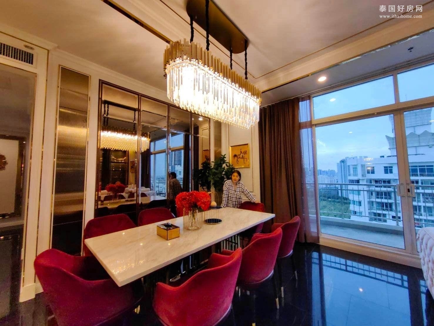 辉煌区 | Supalai Wellington 1 豪华大平层公寓出租 4卧 250平米 200,000泰铢/月 