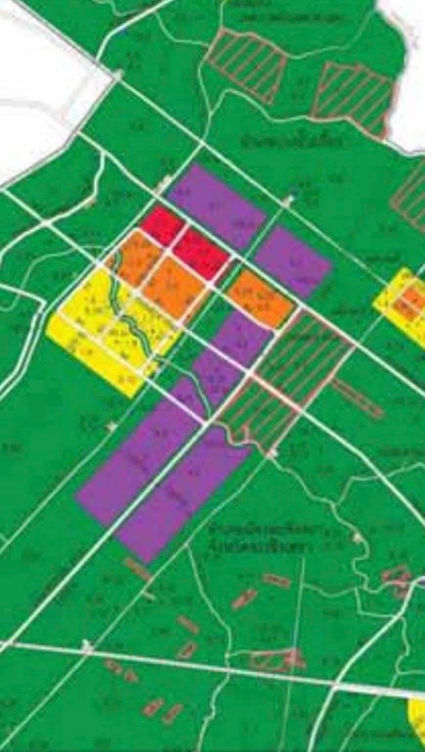 北柳府 |【紫色区】Khlong Prang区 土地出售 60-1-94莱 350万泰铢/莱