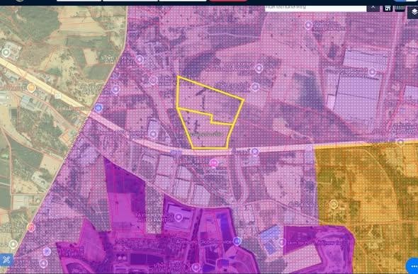 春武里府 |【紫色区】Bowin — Sriracha 土地出售 84-2-83莱 500万泰铢/莱