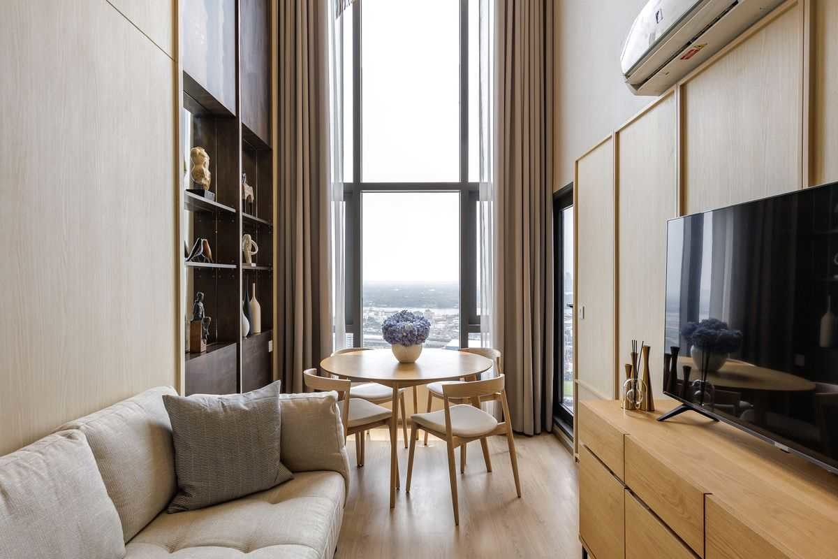 空堤区 | Life Rama 4-Asoke 公寓出租 2卧 52平米 50,000泰铢/月