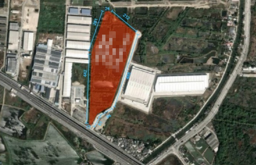 北柳府 |【紫色区/EEC区】Bangna - Trad路 空土地出售 73.9莱 850万泰铢/莱