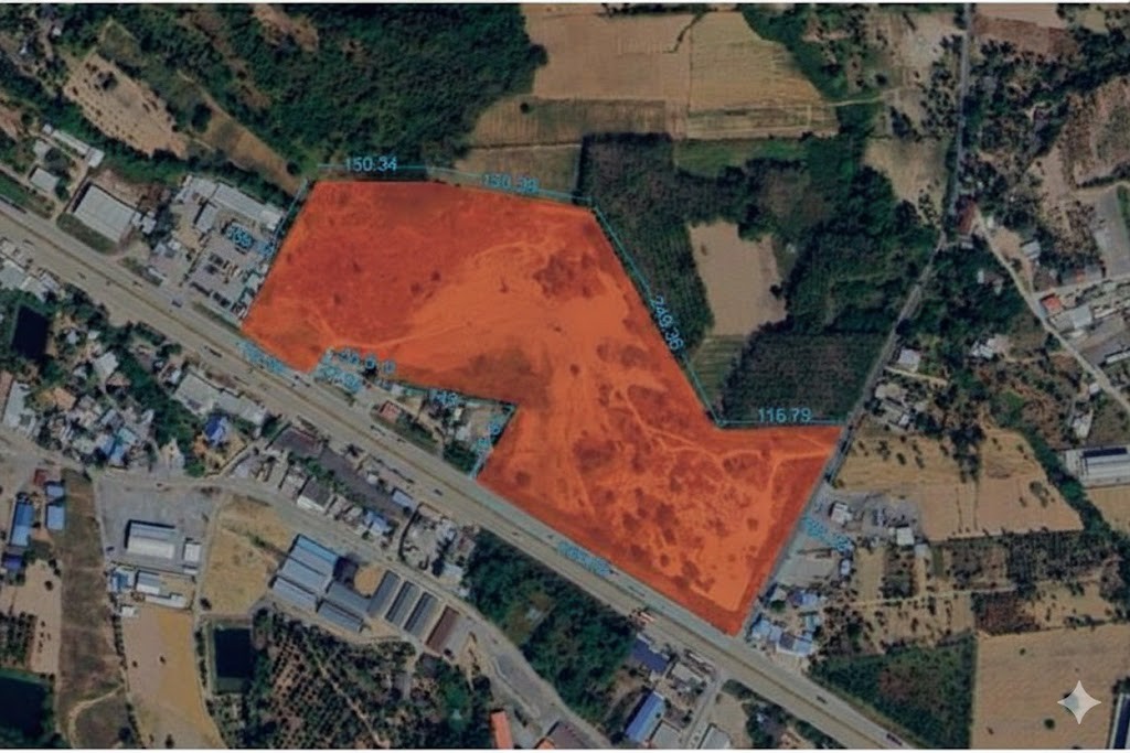 春武里府 |【黄色区】Bowin — Sriracha 地段优越 空土地出售 67.19莱 售价500万泰铢/莱