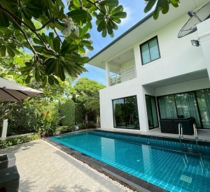 巴威区 | Blue Lagoon 2 Bangna-Wongwaen 带泳池独栋别墅出租/售 4卧 390平米 160,000泰铢/月