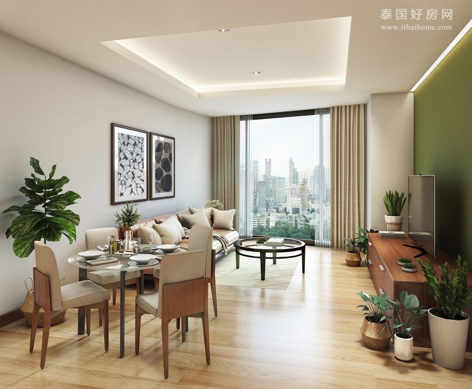 【推荐】Seven Place Residences公寓出租 2房114平米 44,000泰铢/月