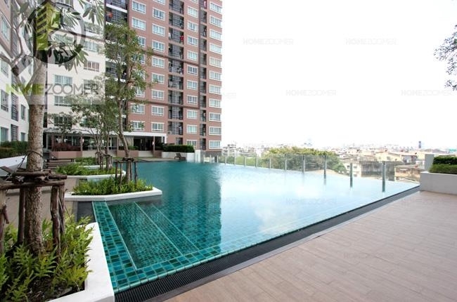 【推荐】The Trust Residence Ratchada-Rama 3公寓出租 1卧30平米 7,000泰铢/月