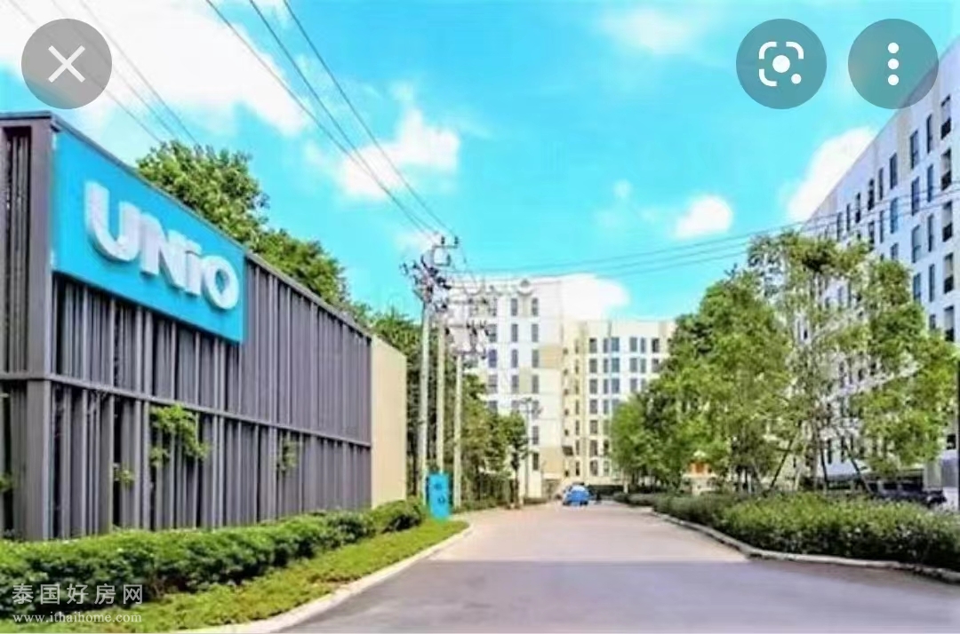 Unio sukhumvit 72 公寓出租 开间23平米 6,500泰铢/月 靠近轻轨站