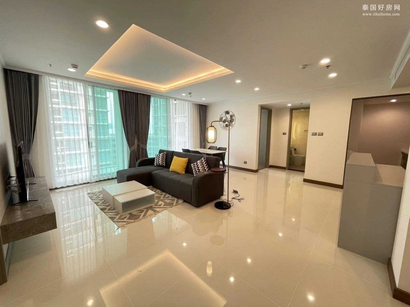 Supalai Oriental 39 公寓出租 2卧100平米 75,000泰铢/月