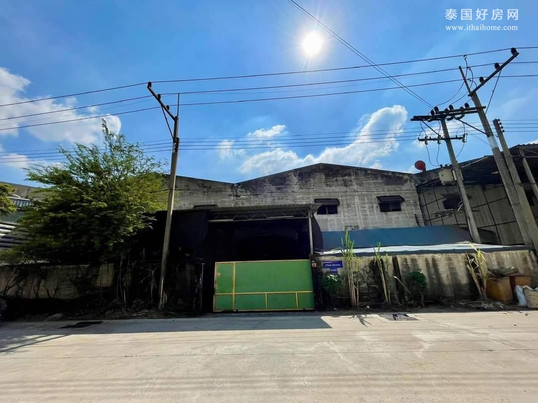 龙仔厝 | Krathum Baen 紫色区域仓库工厂出租 1,040平米 75,000泰铢/月