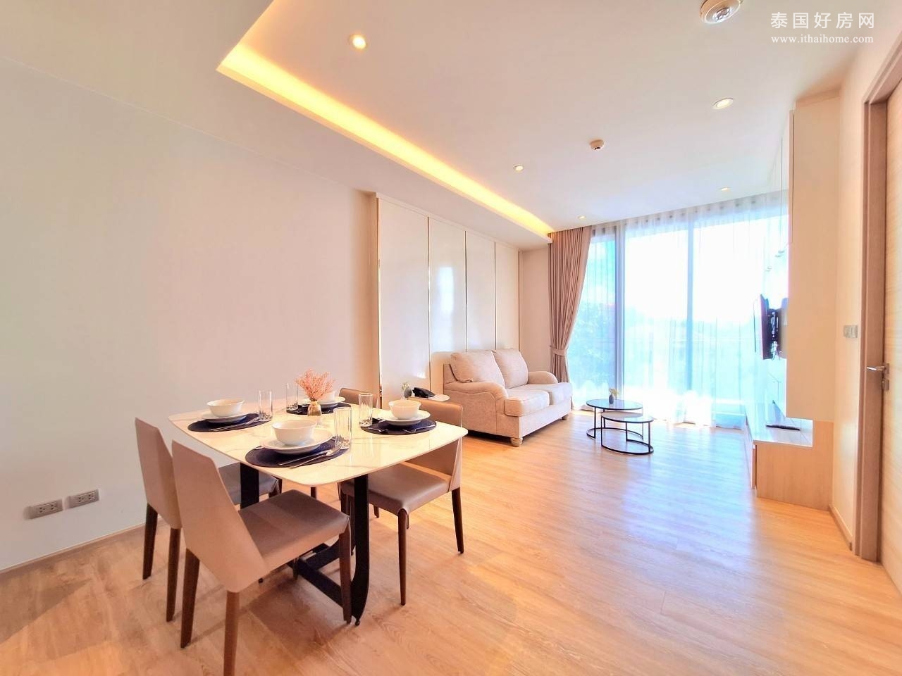 曼那区 | Bearing Residence 公寓出租 1卧 64平米 40,000泰铢/月