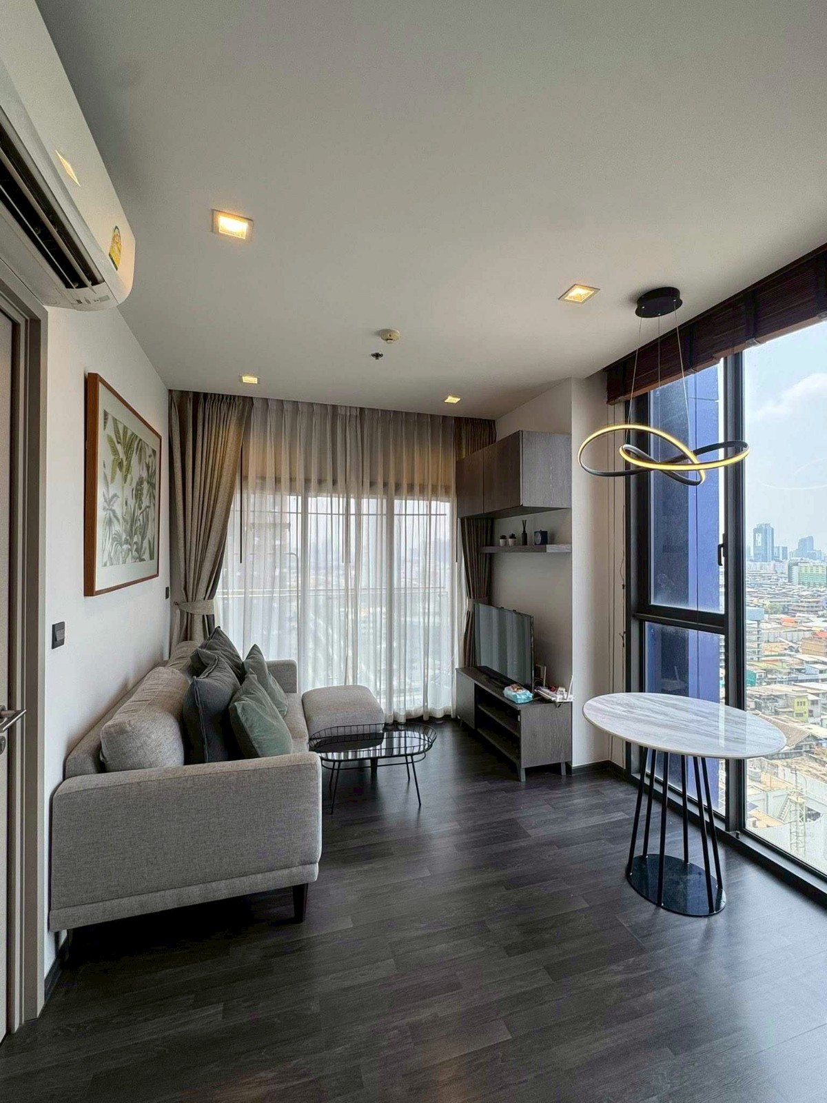 邻铃区 | The Line Asoke Ratchada 公寓出租 1卧 35.50平米 25,000泰铢/月