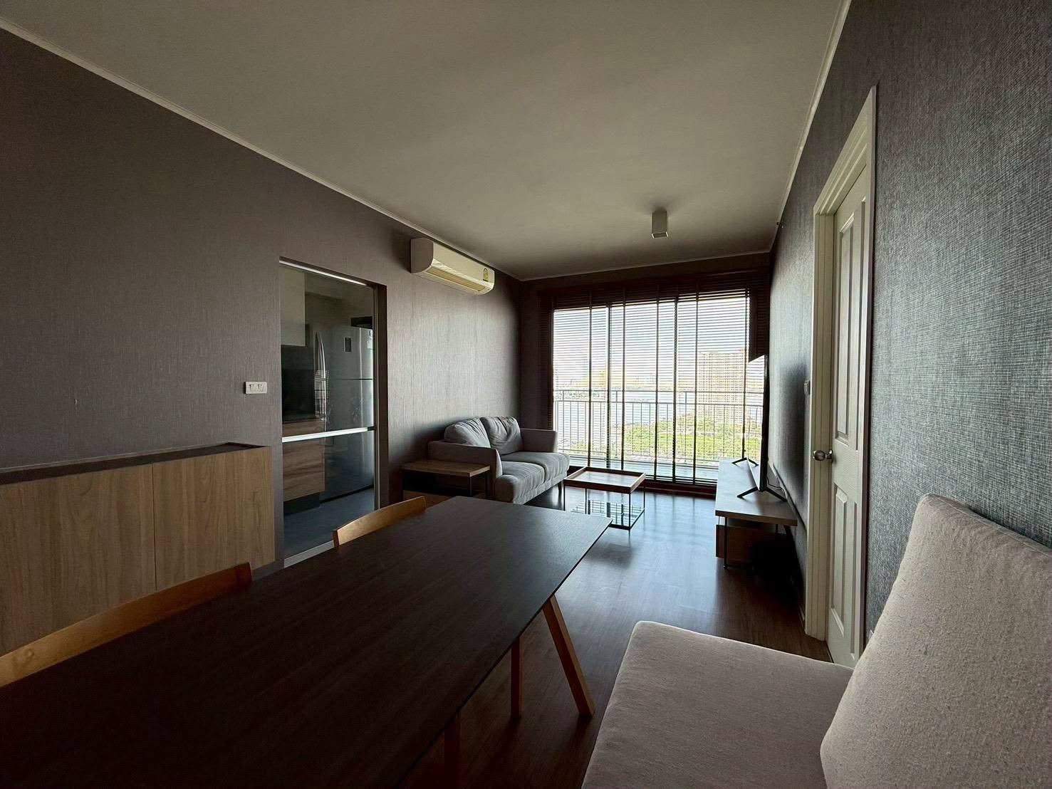 曼谷 邦普拉特区 | U Delight Residence Riverfront公寓出租 2卧1卫56平方米 租金23,000泰铢/月