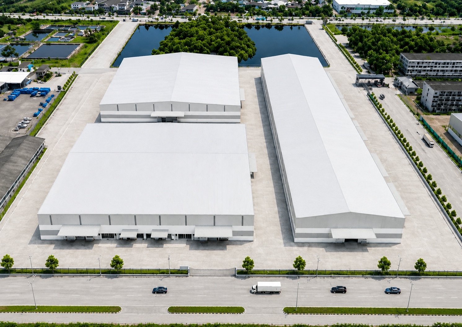 罗勇府 | SW Warehouse厂房出租 9,350平方米 租金170泰铢/平方米/月｜紫色工业用地