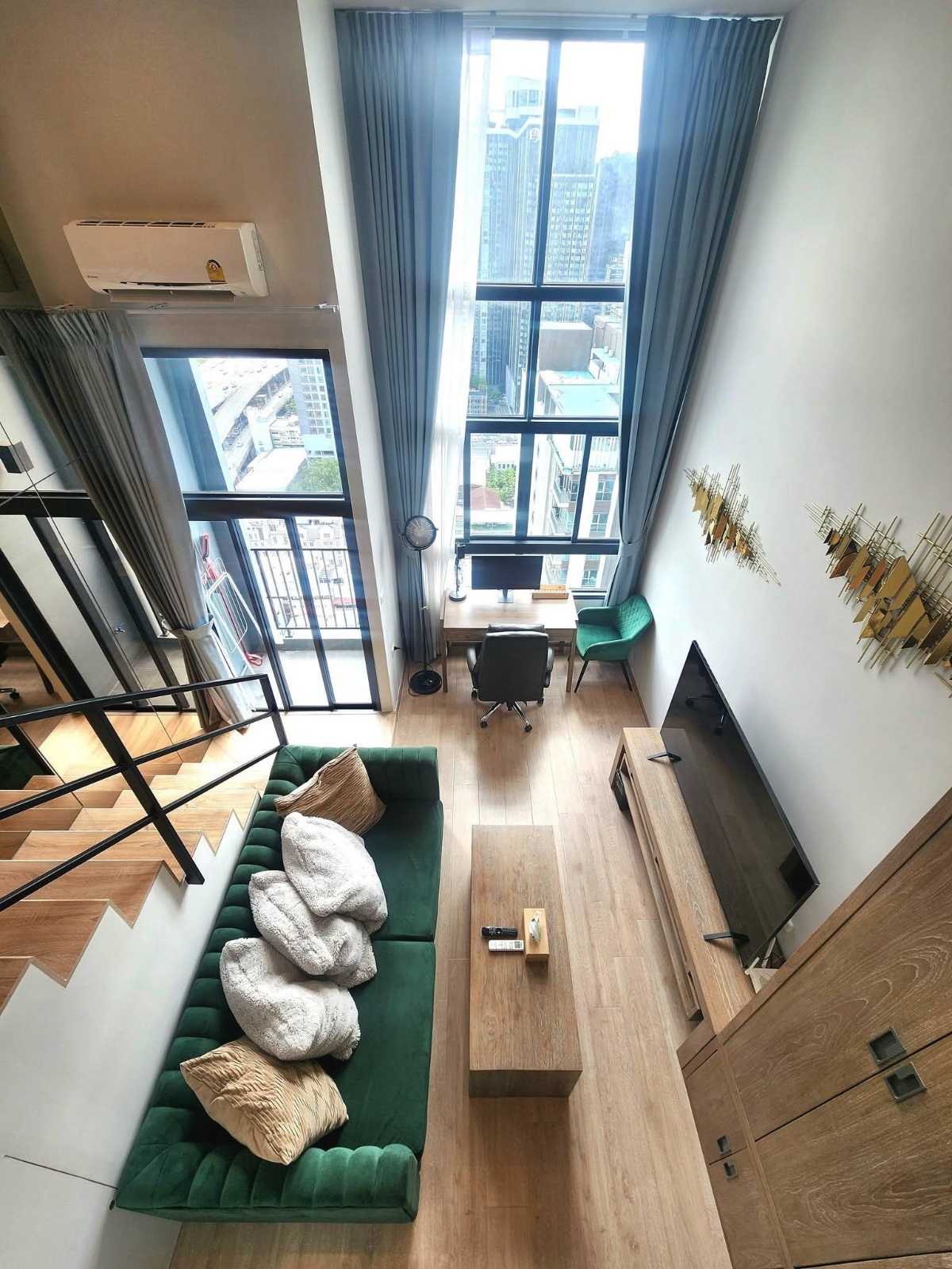 IDEO Rama 9-Asoke｜MRT Rama 9｜30楼Loft｜38㎡｜高层公寓出租/出售