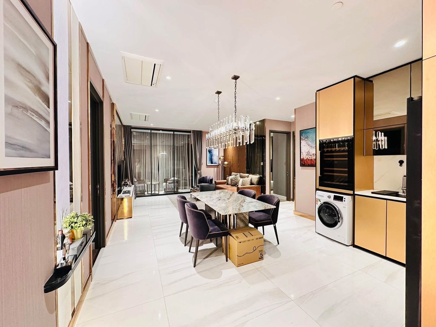 曼谷沙吞Supalai Icon Sathorn｜100㎡｜3房2卫｜豪华精装公寓出租，120,000泰铢/月