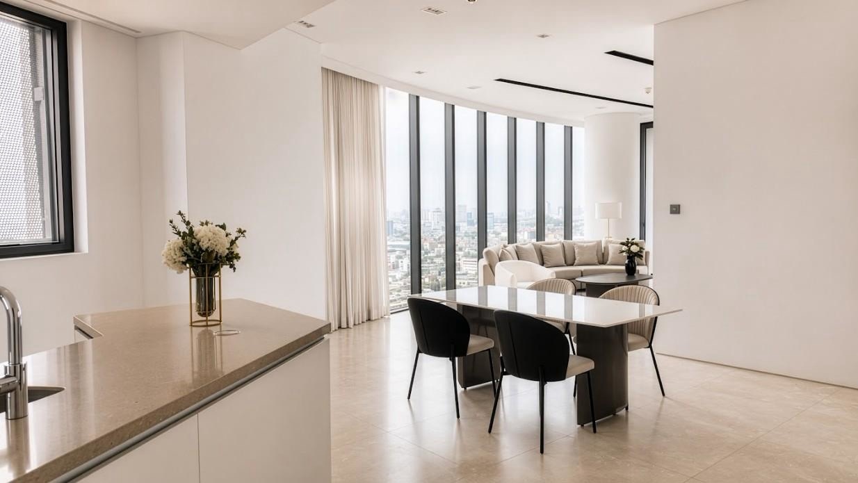 曼谷 空讪区 | Banyan Tree Residences Riverside Bangkok公寓出租 2卧2卫178.34平方米 租金190,000泰铢/月